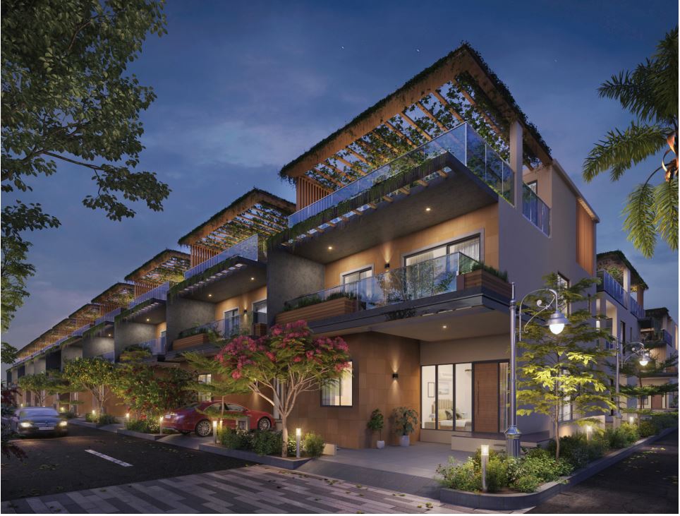 Asian RSR Villas Duplex & Triplex luxury villa in Hyderabad